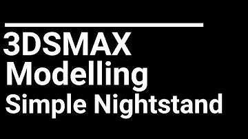 #3dsmax #modelling #tutorial 3dsmax tutorial modelling nightstand