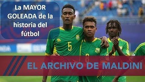 La mayor goleada de la historia. Es tremendo. #MundoMaldini