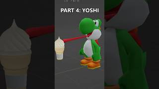 You picked THAT part of Yoshi? (Part 4) #mario #blender #meme