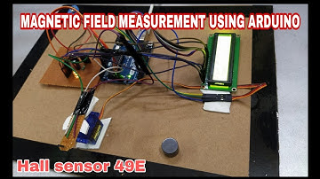 Arduino based magnetic field strength measurement | gauss meter Arduino | hall sensor interfacing