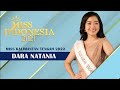 MISS KALIMANTAN TENGAH 2022 - DARA NATANIA | MISS INDONESIA 2022