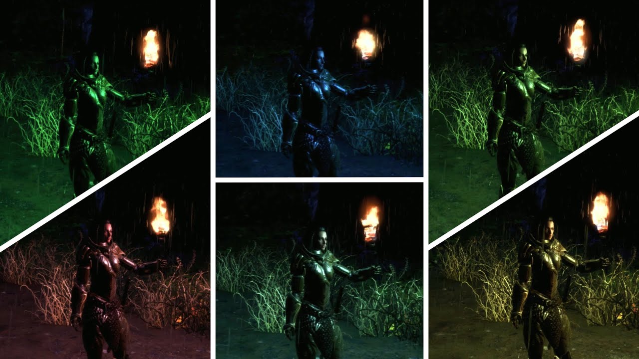 Skyrim Mod: Colorful Torches V1 (PS4/XBOX1) - YouTube