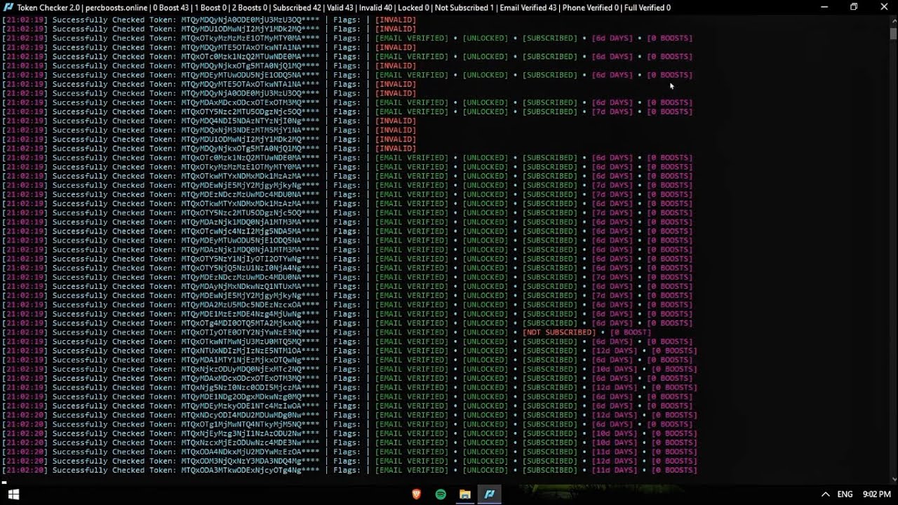 Token Checker New Unflagged Discord Token Checker | best in the market! - YouTube