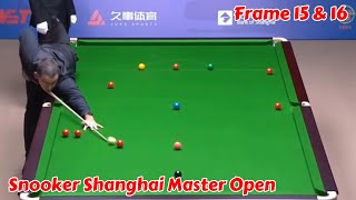 Snooker Shanghai Master Open Ronnie O’Sullivan VS Mark Selby ( Frame 15 & 16 )