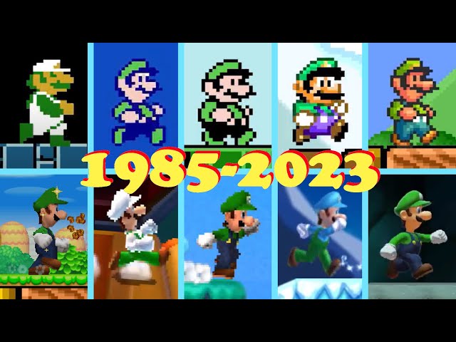 Evolution of Super Mario Bros. Games [1985-2023] 