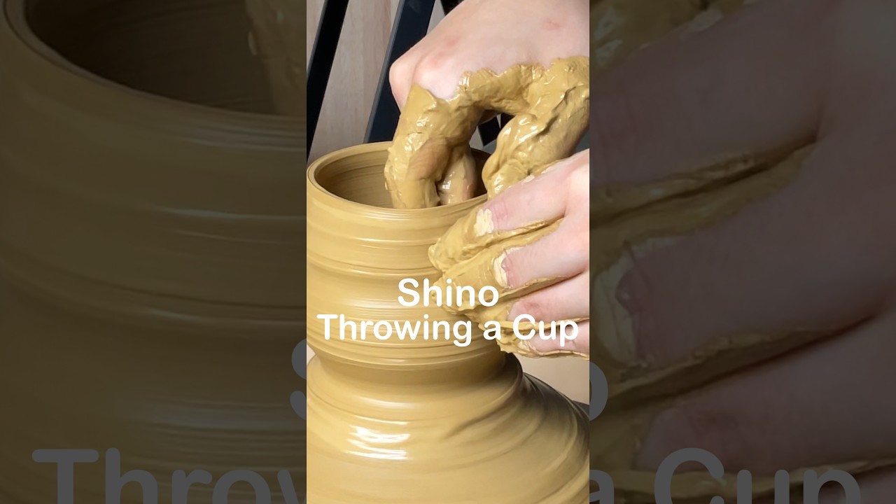 陶芸電動ろくろ 陶芸】電動ろくろでカップを作る【pottery】 - YouTube
