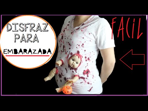 Disfraz para Embarazada -ZOMBIE - Ultimo minuto! - YouTube