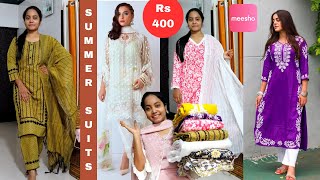 Meesho Cotton Suit Haul | Summer Collection Haul | Meesho Pakistani Suit | Meesho Cotton Kurti