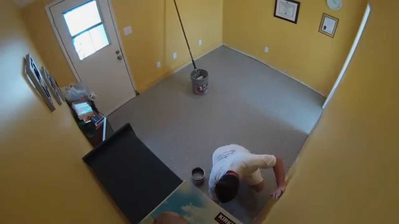 How To Paint A Concrete Floor You How To Paint A Concrete Floor You