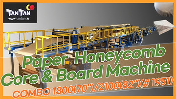 [TANTAN] Paper Honeycomb Core & Board Machine, COMBO-1800 (v.1632)