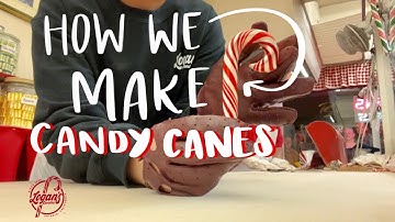 How We Make: Peppermint Candy Canes ❤️‍🍬  // Logan