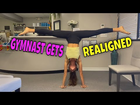 Flexible Gymnast Gets INTENSE Chiropractic Adjustment 🤸🏻‍♀️