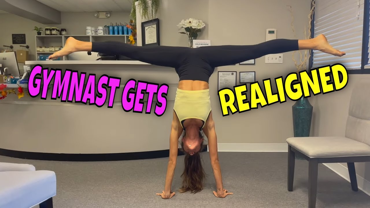 Flexible Gymnast Gets INTENSE Chiropractic Adjustment 🤸🏻‍♀️
