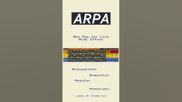 Arpa - Ableton Arpeggiator MIDI Effect