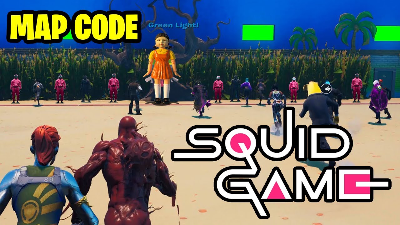 ❤️RED LIGHT GREEN LIGHT💚 (SQUID GAME) - Fortnite Creative Map Code -  Dropnite