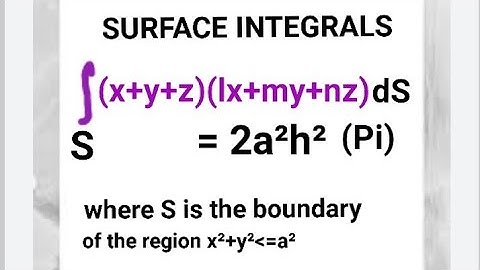 Evaluating the Surface Integral| Surface Integrals| Vector Calculus # Engineering Mathematics