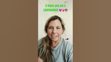 5 SIGNS you are a LIGHTWORKER #lightworker #love #spiritualawakening #empath #earthangel #shorts