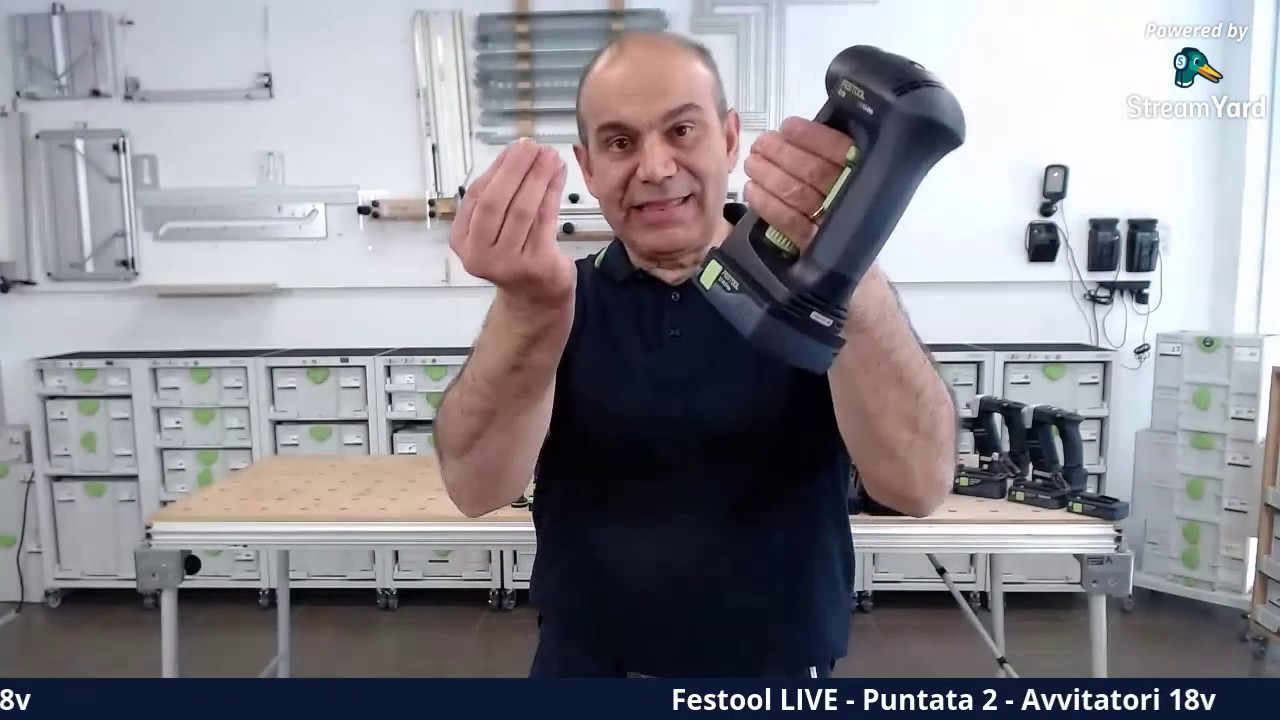 Festool LIVE. Puntata 2 - Avvitatori 18v - YouTube