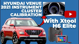 Hyundai venue meter calibration (meter reding back) by ODB with xtool h6 elite in 2 minutes