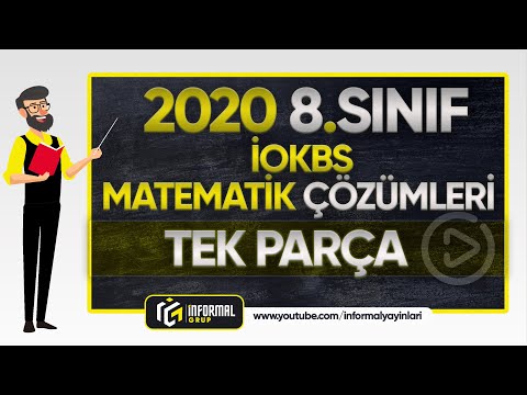 İOKBS 2020 - 8. Sınıf Matematik Soruları ve Çözümleri | Bursluluk Sınavı