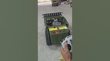 Hướng dẫn sử dụng chi tiết máy băm cỏ robot đường