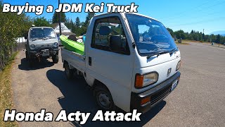 Buying a JDM kei truck Honda Acty 4WD attack