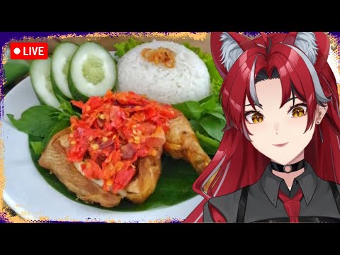 🔥 【 HANDCAM 】Makan malam Mukbang Ayam gepuk + 3 porsi Nasi  - #VtuberID