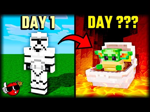 I survived ??? days in Star Wars Minecraft…