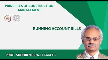 Running account bills