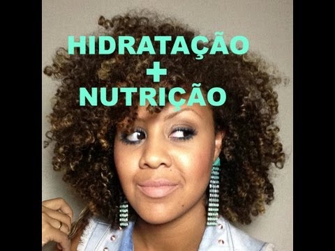 Hidratação+Nutrição para Cabelos Crespos/Cacheados/Afros