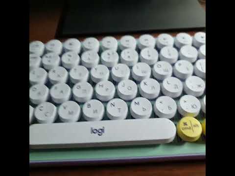 Клавіатура бездротова Logitech POP Keys Wireless Mechanical Keyboard Daydream Mint (920-010717) фото від покупців 3
