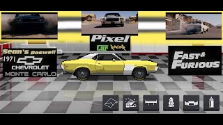 Pixel Car Racer - Fast &  Furious - Sean's Boswell 1971 Chevrolet Monte Carlo