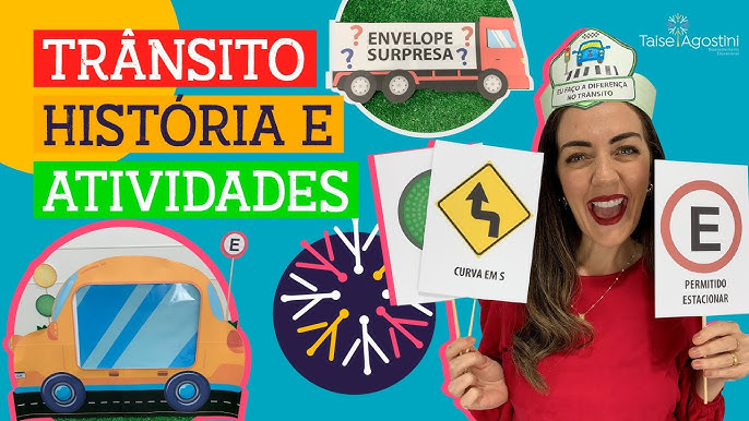 Jogo da Memória - Placas de Trânsito - Professora Coruja