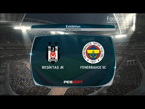 PES 2017 | Besiktas vs Fenerbahce | Gameplay PC