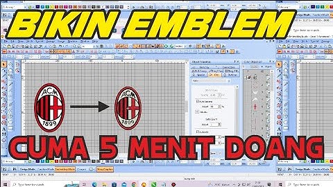 TERNYATA MUDAH !!! CARA KONVERSI BITMAP MENJADI DESAIN BORDIR | TUTORIAL WILCOM