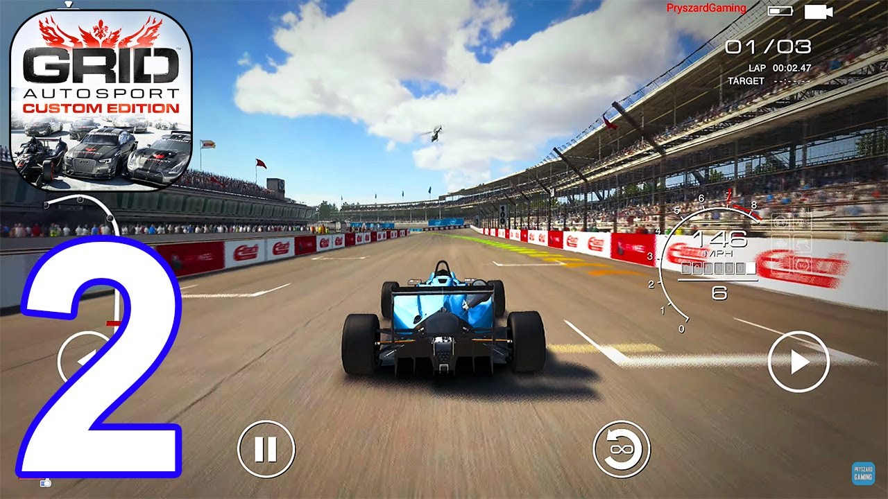 GRID Autosport Custom Edition - Gameplay Walkthrough Part 2 Eliminator,  Time Attack (Android,iOS) 
