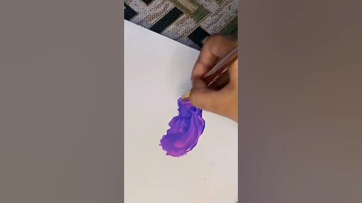 Blue violet color making💜#shorts#viral#satisfying