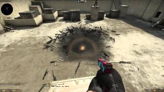 CSGO 1000 fps slowmo grenade physics