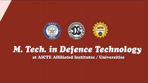 AICTE & DRDO launch regular M. Tech. Program in defence technology