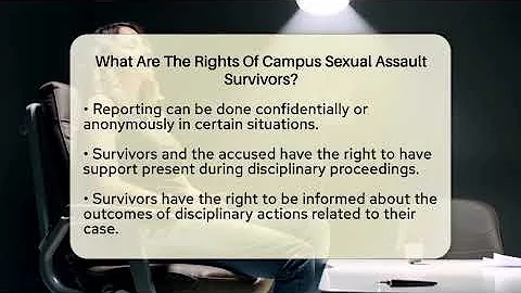 What Are The Rights Of Campus Sexual Assault Survivors? - True Crime Lovers