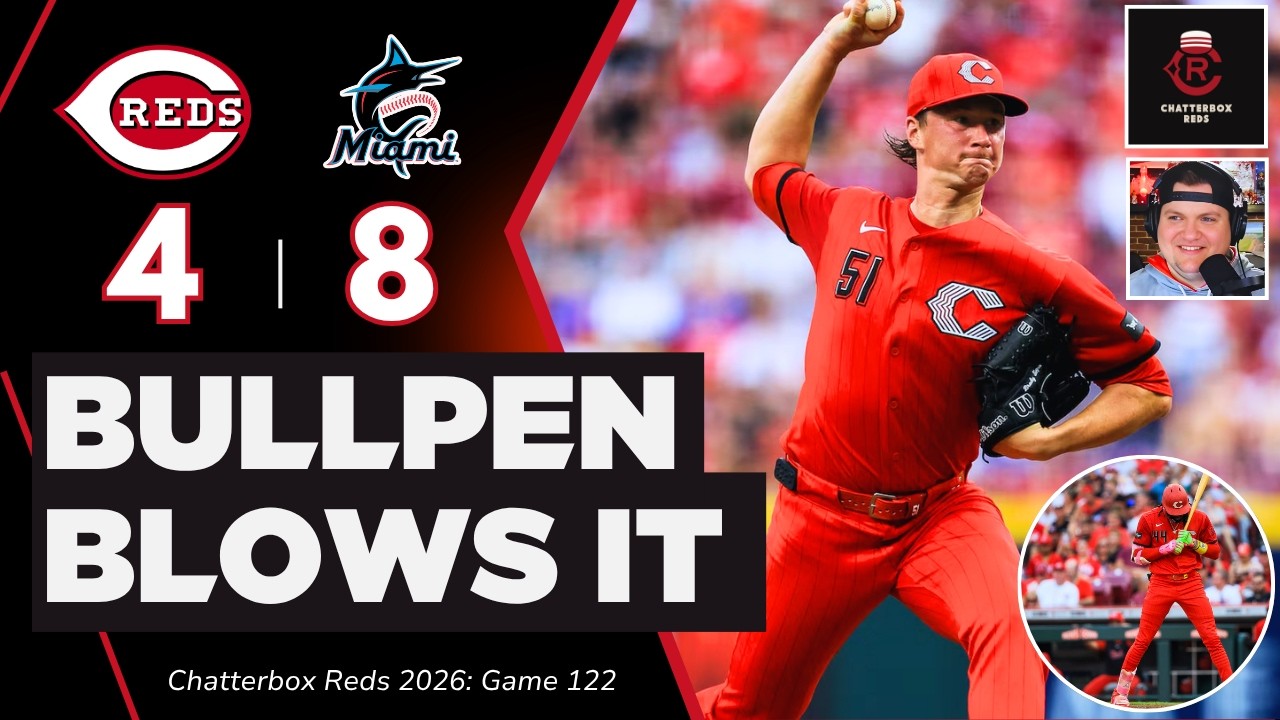 Cincinnati Reds vs Miami Marlins LIVE MLB Postgame Show Chatterbox | Recap, Podcast, Highlight