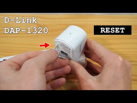 D-Link DAP-1320 Wi-Fi Extender • Factory reset