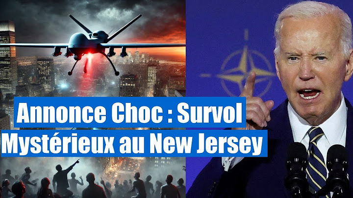 "Caché à tout le monde." Les USA font une annonce inattendue sur un drone au-dessus du New Jersey