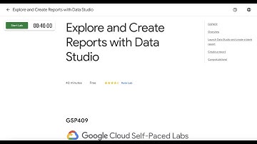 Explore and Create Reports with Data Studio || Qwiklabs || GSP409