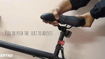 OMOBikes Quick release seat height adjustment tutorial