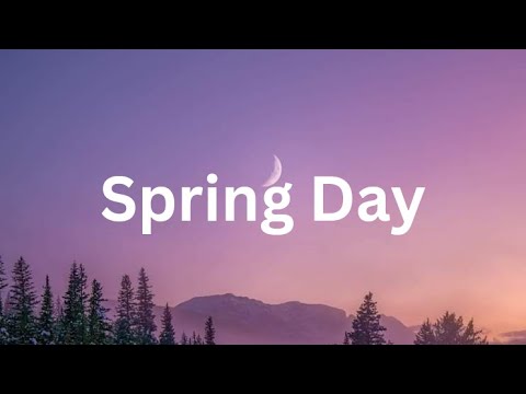 BTS   Spring Day Full audio with outro Lyrics