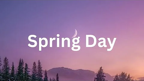 BTS - Spring Day (Full audio with outro) (Lyrics)