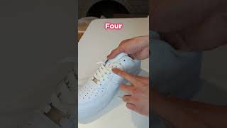 How To Loose Lace Air Force 1's | AF1 Fashion Hack #shorts #mensstyle #mensfashion #airforce1