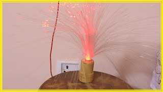 How to Make a Fancy Night Lamp from waste. |DIY|