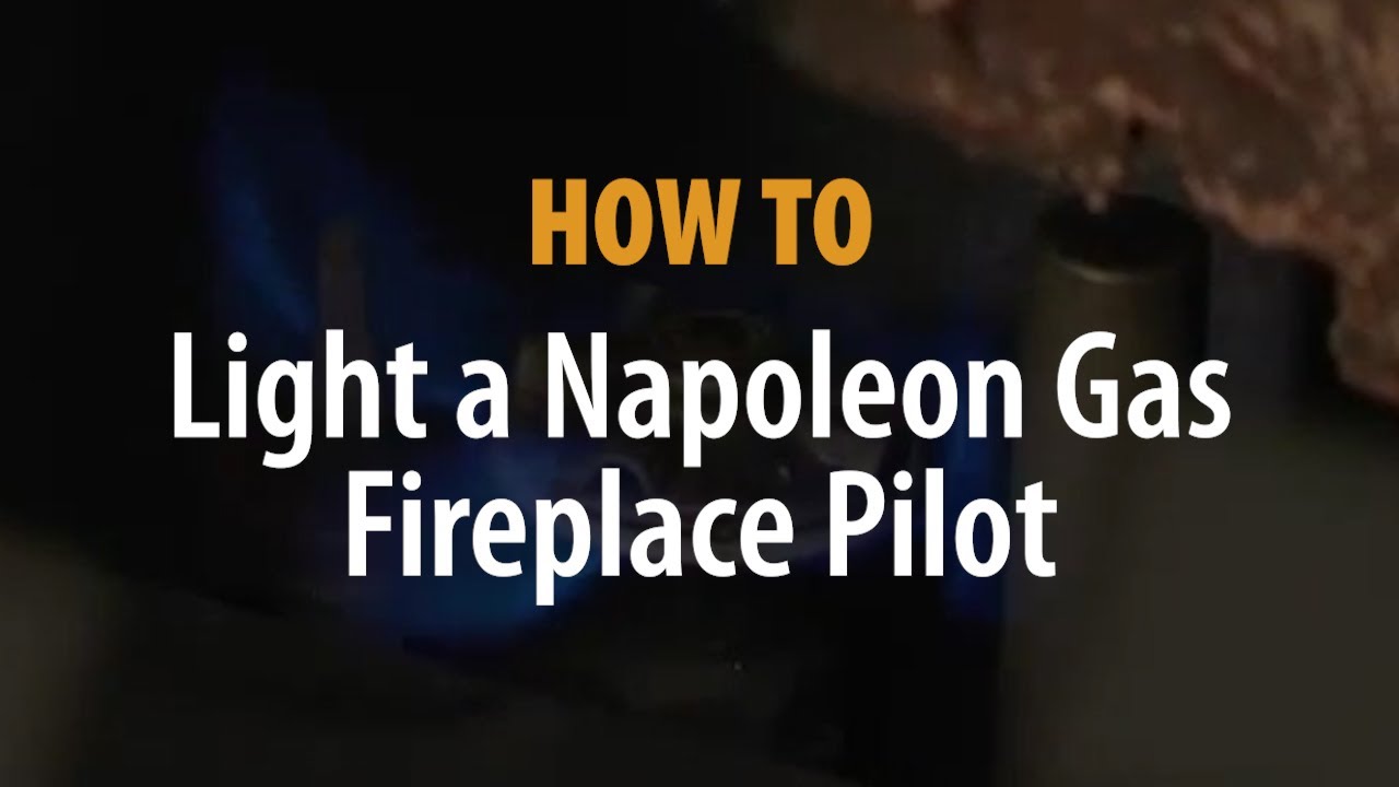 How to light your pilot in a Napoleon® Gas Fireplace - eFireplaceStore